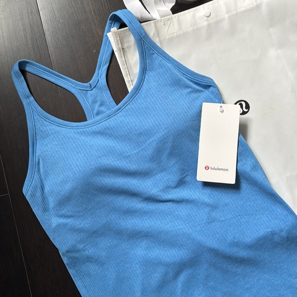 LULULEMON EBB TO STREET TANK IN POOL PARTY SZ 8,10 NWT - Picture 2 of 8